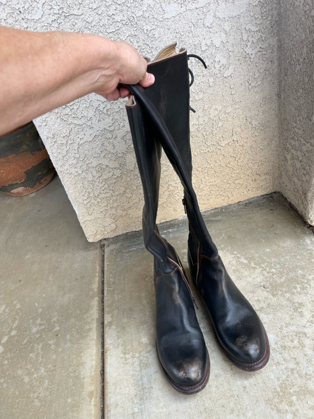 Tall Leather Boots - Picture 8 of 13
